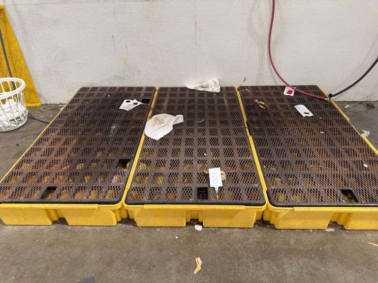 3 Chemical Wash Bases w/ Stands