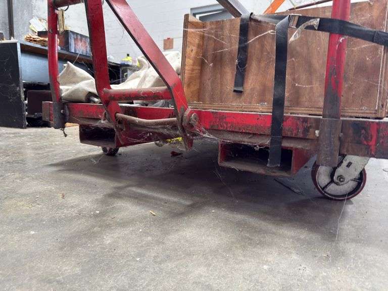 4x8 Steel Forklift Trolly Cart w: Misc
