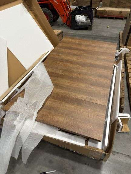 (2) Davis Direct Emmett Brown Lift Top Dining w/ Drawer