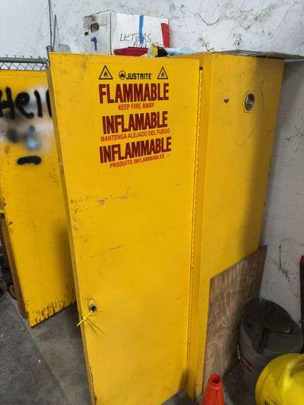 JustRite Flammable Storage Cabinet - 45 Gal Capacity