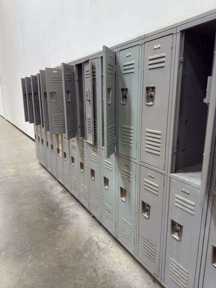 36 - Penco Products Stackable Lockers - 3 Sections