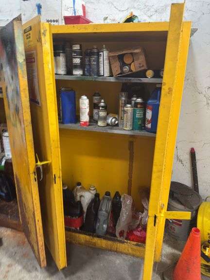 JustRite Flammable Storage Cabinet - 45 Gal Capacity