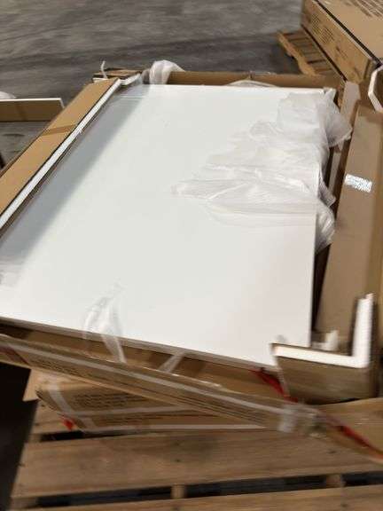(2) Holland House White Rectangular Dining Table
