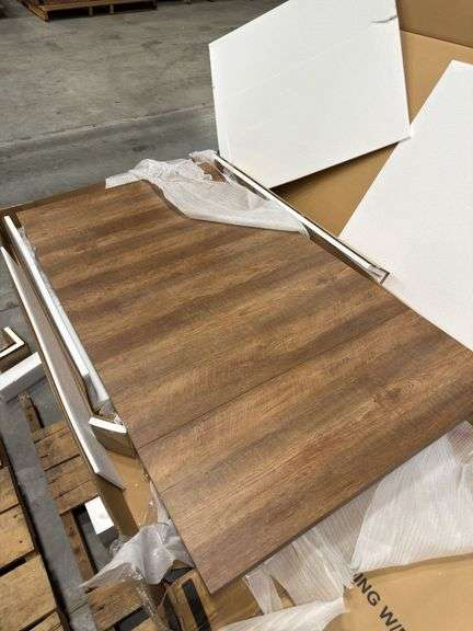 (2) Davis Direct Emmett Brown Lift Top Dining w/ Drawer