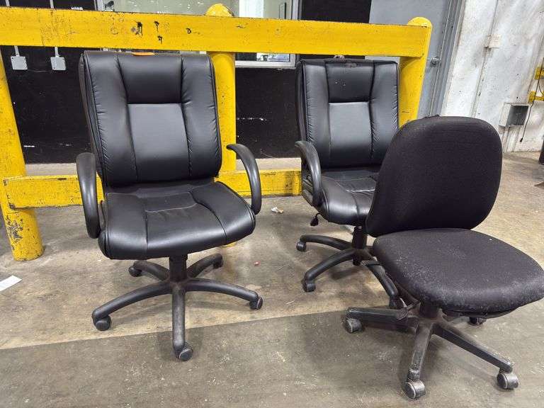 3 Rolling Chairs