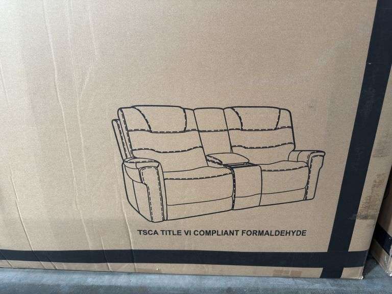 MotoMotion ARLO Power Reclining Console Loveseat - Cappriccio
