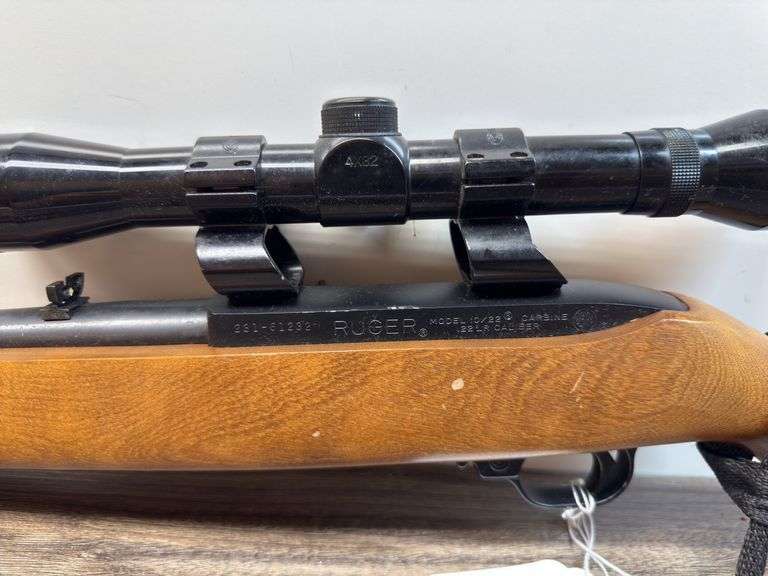 RUGER 10/22 .22 Long Rifle with Tasco Scope (#231-61232)