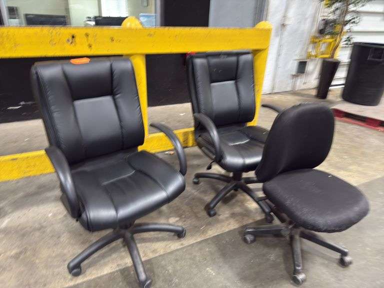 3 Rolling Chairs