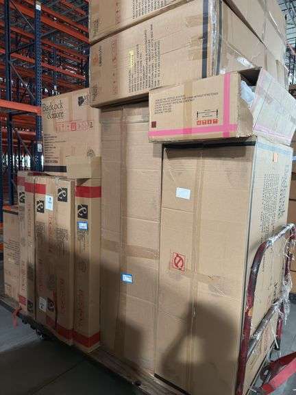 Heavy Duty Steel Cart 4x8 Cart- FULL W/ New Badcock Furniture - Must See!