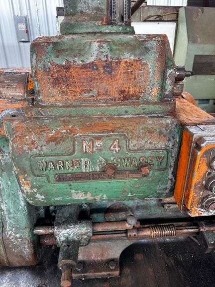 Warner & Swasey No. 4 Metalworking Lathe, Serial M-1420x