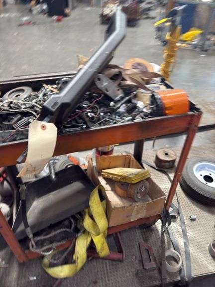4x8 Steel Trolly Forklift Cart Plus Tools