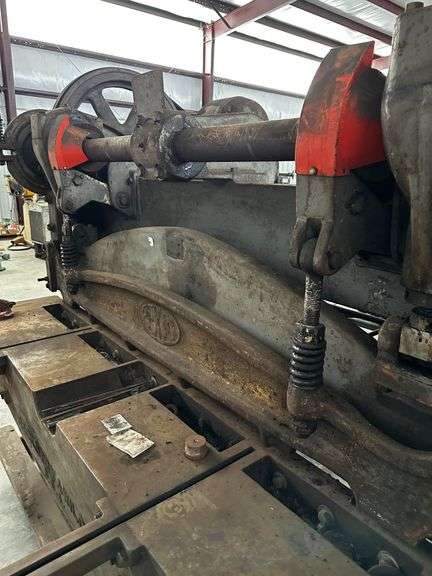 Peck, Stow & Wilcox Mechanical Shear, 96-inch Width, U.S.A. Made