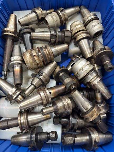 Mixed Lot of CNC Tool Holders, Various Sizes and Designs
