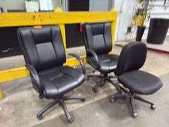 3 Rolling Chairs