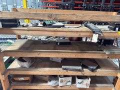 Wooden Shelving w/ Misc Parts - 3ft x 6ft