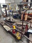 4x8 Steel Forklift Trolly Cart w: Misc