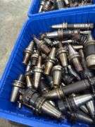 CNC Machine Tool Holders, Approx. 25 Pieces, Alloy Steel, Likely BT/CAT Taper