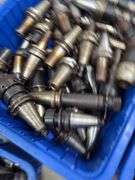 CNC Machine Tool Holders, Approx. 25 Pieces, Alloy Steel, Likely BT/CAT Taper