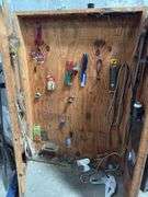 Wooden Cabinet w/ Tools
