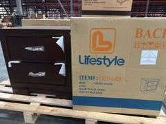 (4) Lifestyle Night Stands - Merlot