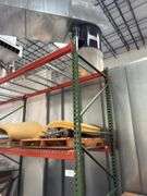Pallet Racking - (5) 10ft Uprights - (16) 8ft Cross Braces - (8) Wire Bottoms