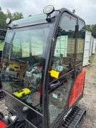 CFG QNT50R Mini Excavator - 29HP RATO Gas with Cab & Hydraulic Thumb