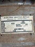 Electric Motor & Chain Hoist, 60 Cycles, 1160 RPM, Serial: F2x