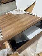 (2) Davis Direct Emmett Brown Lift Top Dining w/ Drawer