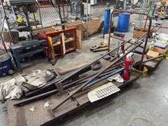 4x8 Steel Forklift Trolly Cart w: Misc