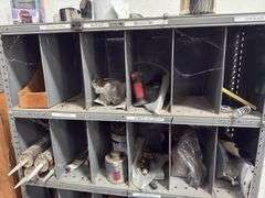 Steel Shelving Unit w/ Tools & Stock