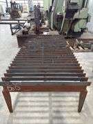 Heavy-Duty Steel Welding or Cutting Table, 8ft x 4ft x 3ft Dimensions