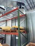 Pallet Racking - (5) 10ft Uprights - (16) 8ft Cross Braces - (8) Wire Bottoms