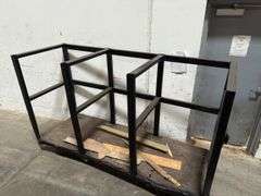 8ft Wide Steel Rolling Cart