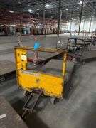 (9) 4ft x 8ft Steel Trolly Carts - With Forklift Slots & Heavy Duty Casters