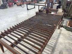 Heavy-Duty Steel Welding or Cutting Table, 8ft x 4ft x 3ft Dimensions
