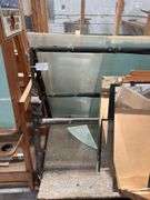 Rolling Window/Glass Cart w/ Mirrors & Glass