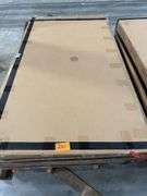 (2) Step one Leg Table 60066-3890 Black/Natural Dining Tables - Matches Buffet&Hutches