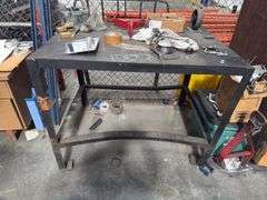 Steel Shop Table