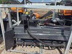 Skidsteer 72in Power Rake - Harley Brand
