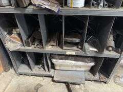 Steel Shelving Unit w/ Tools & Stock