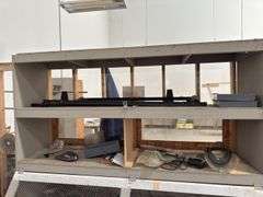 Large Wooden Cabinet w/ Tools - 8ft x 8ft