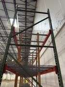 12ft Tall Pallet Racking w/ Wire Bottoms - (30) 8ft Crossbars (6) Uprights