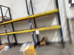 Pallet Racking - (7) 13ft Tall Uprights - (24) 6ft Cross Braces