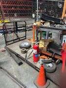 4x8 Steel Trolly Forklift Cart Plus Tools