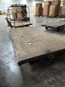 (10) 4ft x 8ft Steel Trolly Carts - With Forklift Slots & Heavy Duty Casters & 2 Mini Carts