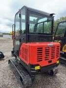 CFG QNT50R Mini Excavator - 29HP RATO Gas with Cab & Hydraulic Thumb