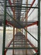 12ft Tall Pallet Racking w/ Wire Bottoms - (30) 8ft Crossbars (6) Uprights