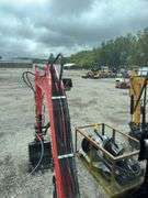 CFG QNT50R Mini Excavator - 29HP RATO Gas with Cab & Hydraulic Thumb