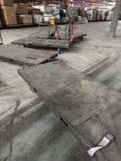 (10) 4ft x 8ft Steel Trolly Carts - With Forklift Slots & Heavy Duty Casters & 2 Mini Carts