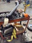 4x8 Steel Trolly Forklift Cart Plus Tools